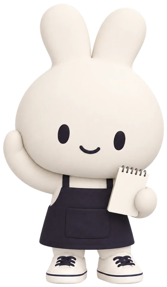メモを取りながら話を聞く aunny